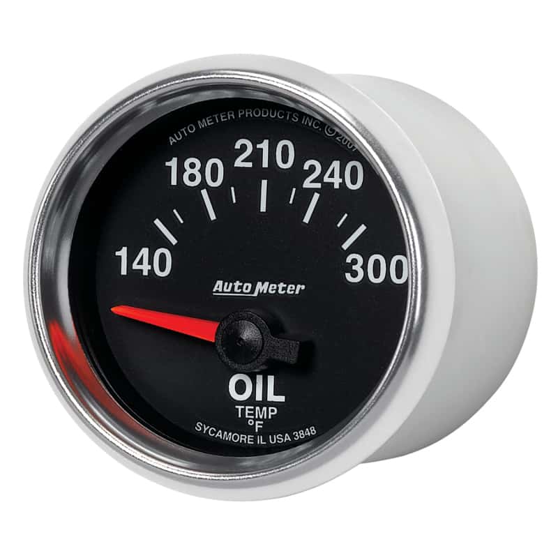 AutoMeter — Autometer GS 52mm 140-300 Deg F Short Sweep Electronic Oil Temperature Gauge
2-1/16" OIL TEMP, 14 - view 8