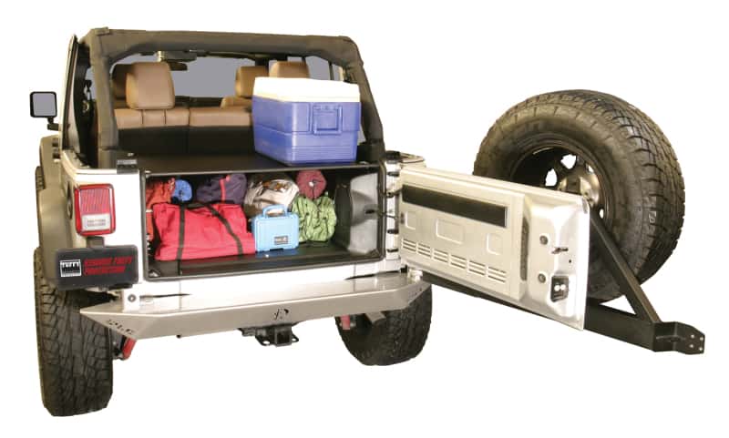 Tuffy Products — Tuffy Jk Unlimited Tailgate Enclosure- Black For 2011+
Cargo Enclosure - view 6