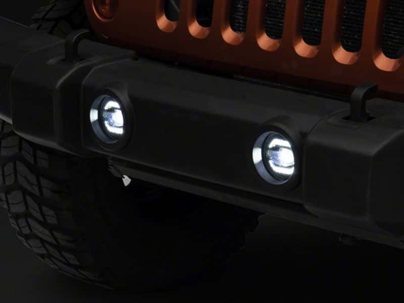 Raxiom — Raxiom 10-23 Jeep Wrangler JK & JL Axial Series LED DRL Fog Lights
Lights - view 4