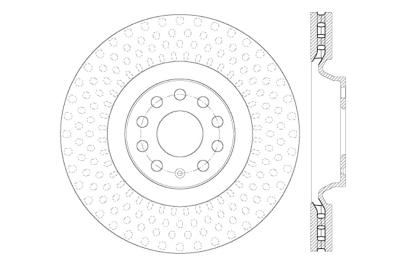 Stoptech — StopTech Slotted & Drilled Sport Brake Rotor
Slot/Drill Rotor - view 4
