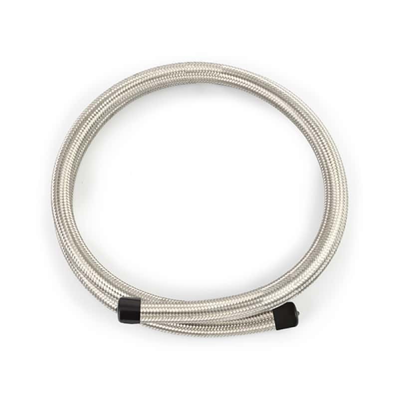 Mishimoto — Mishimoto 6Ft Stainless Steel Braided Hose w/ -6AN Fittings - Stainless
Braided Line - view 1