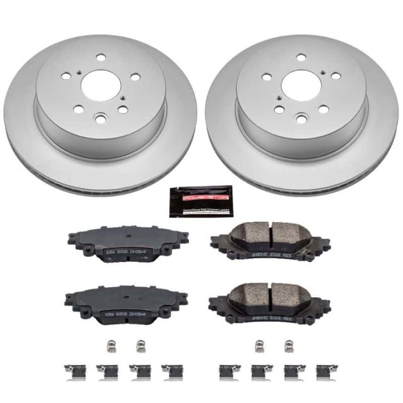 PowerStop — Power Stop 14-15 Lexus IS250 Rear Z17 Evolution Geomet Coated Brake Kit (US & Canadian Models Only) - view 1
