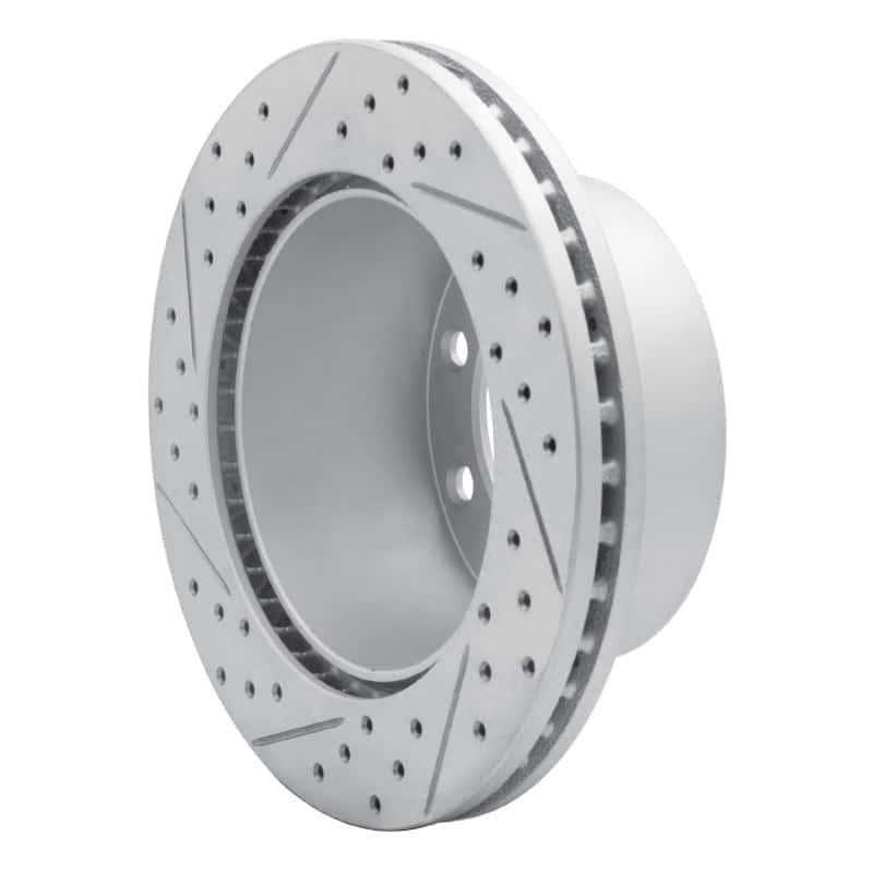 R1 Concepts — R1 05-12 Ford F-250 2WD (Super Duty) Rear Right Drilled & Slotted Geo-Carbon Rotor - view 4