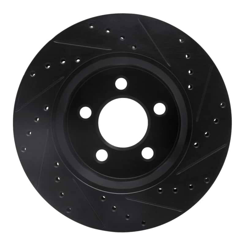 R1 Concepts — R1 07-12 Dodge Nitro Front Left Drilled & Slotted Black Brake Rotor
R1 Brake Rotor Drill - view 5