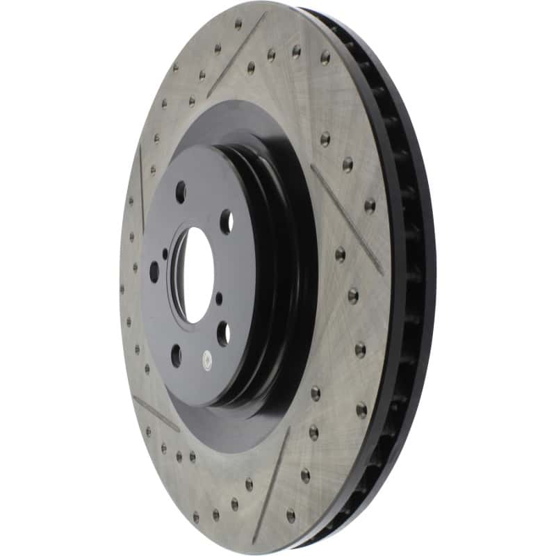 Stoptech — StopTech 13-18 Lexus GS350 Slotted & Drilled Front Right Rotor
Slot/Drill Rotor - view 4