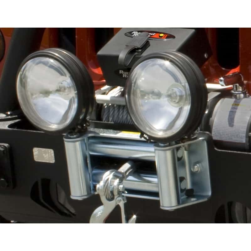 Rugged Ridge — Rugged Ridge Roller Fairlead w/ Off-road Light Mounts
OFFROAD_RECOVERY
Winch Fairlead - view 1