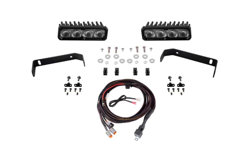 Diode Dynamics — Diode Dynamics 2019-2021 Ford Ranger SS6 Sport LED Kit White Fog 6000K - view 1