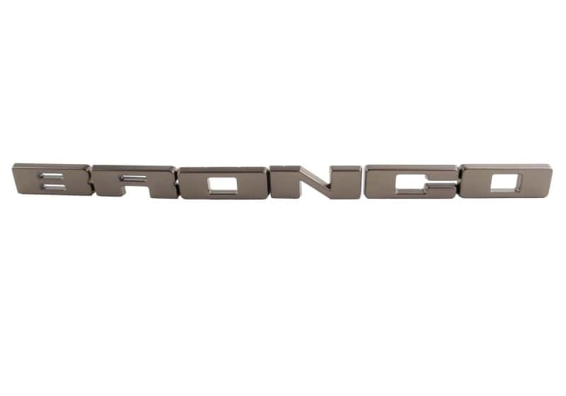Ford Racing — Ford Racing 2021+ Bronco Grille Lettering Overlay Kit - Bronze
Grille Emblem - view 1