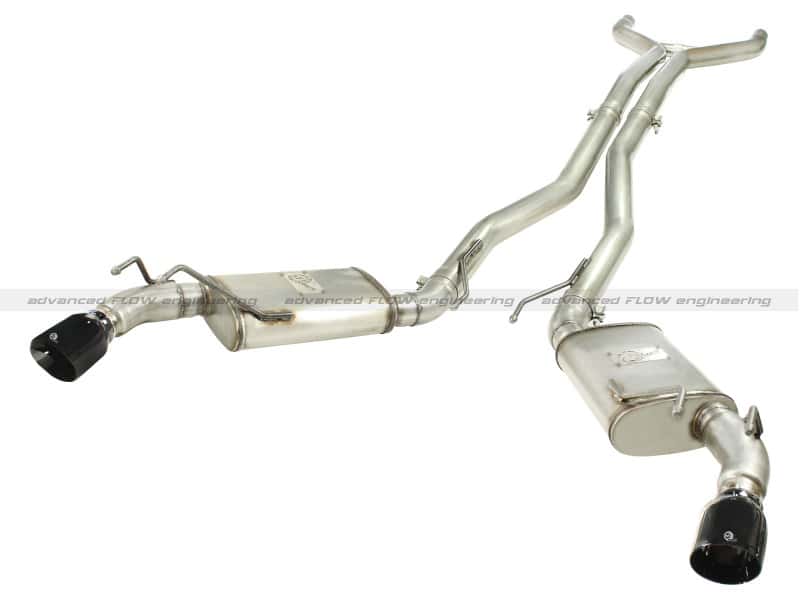 aFe — aFe MACHForce XP Exhaust 3in Stainless Stee CB/10-13 Chevy Camaro V8-6.2L (td) (gloss blk tip)
Cat-Back Exhaust
EXH Cat-Back - view 1