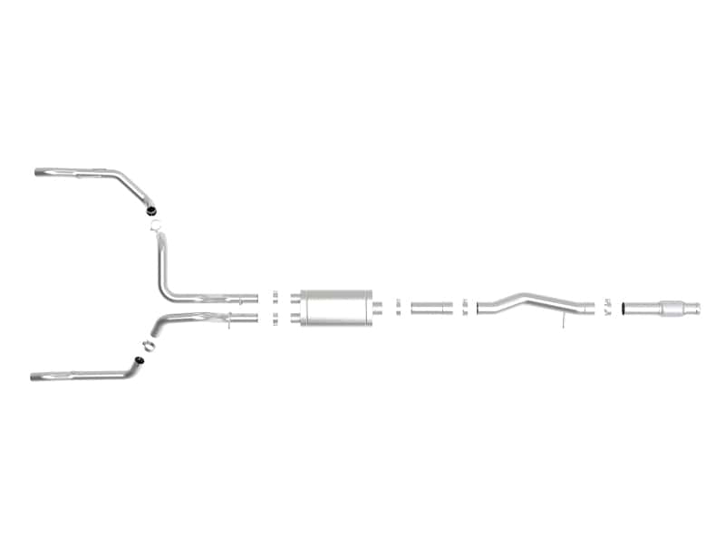 aFe — aFe Vulcan Series 4in-3in 304-SS Exhaust Cat-Back 2019 GM Silverado / Sierra 1500 V8-5.3L w/ OE Tips
Cat-Back Exhaust - view 5
