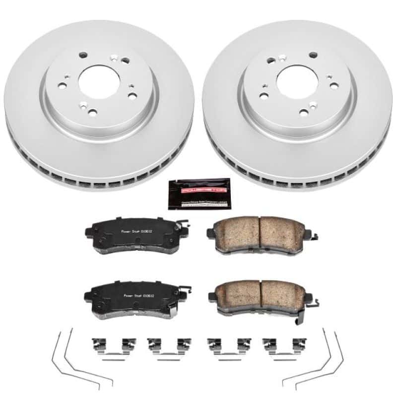 PowerStop — Power Stop 12-15 Honda Crosstour Front Z17 Evolution Geomet Coated Brake Kit - view 1
