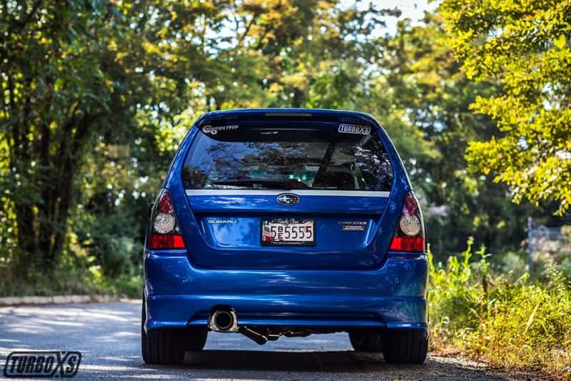 Turbo XS — Turbo XS 04-08 Forester XT Axle Back 4in Polished Stainless Tip Muffler
Exhaust System - view 11