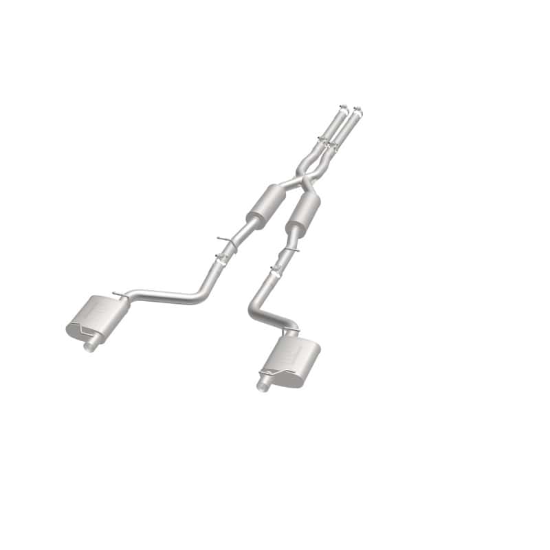 Magnaflow — MagnaFlow Cat-Back SS 2.5in Dual Split Rear Exit (OEM Tips) 15-16 Dodge/Chrysler Charger/300 5.7L V8
Cat-Back - view 23