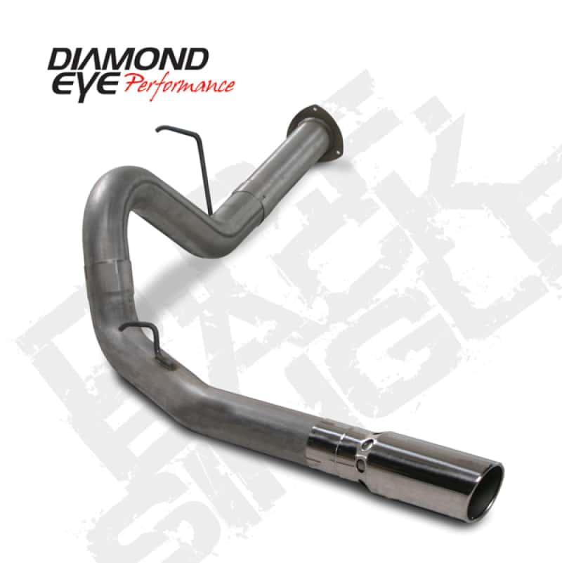 Diamond Eye Performance — Diamond Eye KIT 4in DPF-BACK Single SS 07.5-10 CHEVY 6 6L 2500/3500 PCKGD BX46X14X14OD EL-PL
KIT; 4in.; DPF-BACK; - view 3