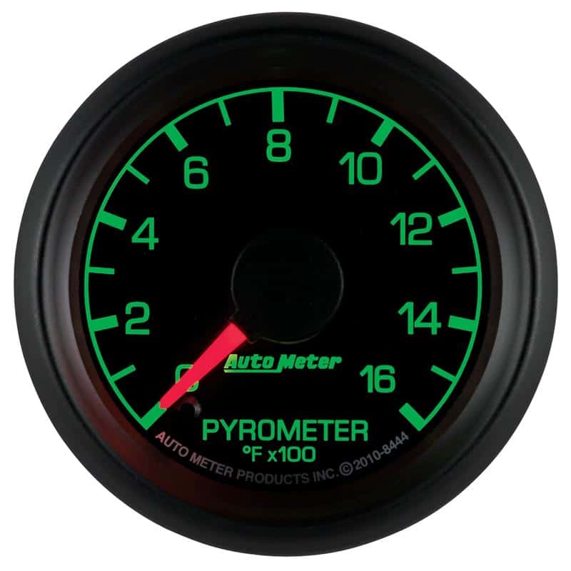 AutoMeter — Autometer Factory Match Ford 52.4mm Full Sweep Electronic 0-1600 Deg F EGT/Pyrometer Gauge
GA 2" EGT 1600F FFM - view 2
