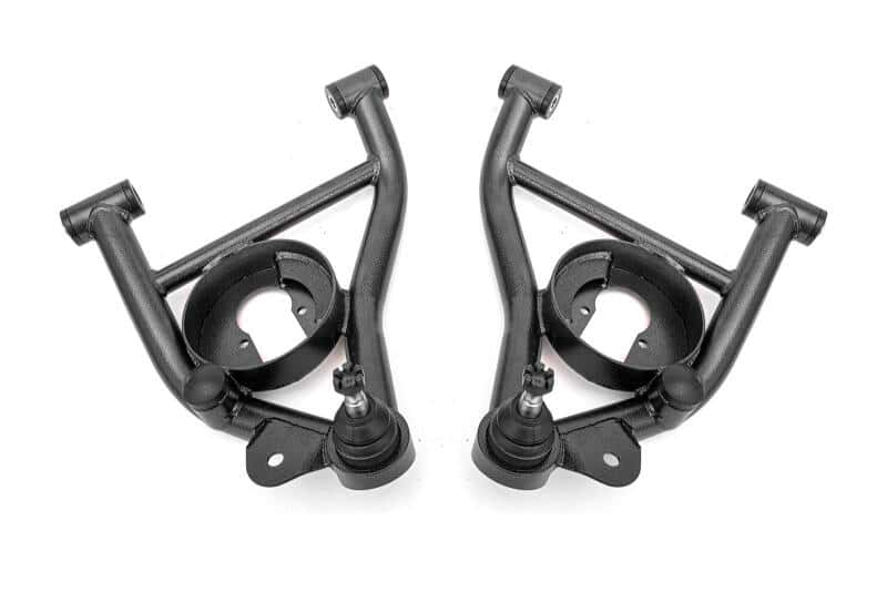 BMR Suspension — BMR 78-87 GM G-Body A-Arms Lower Delrin Bushings Std Ball Joint - Black Hammertone
Lower Control Arms - view 1