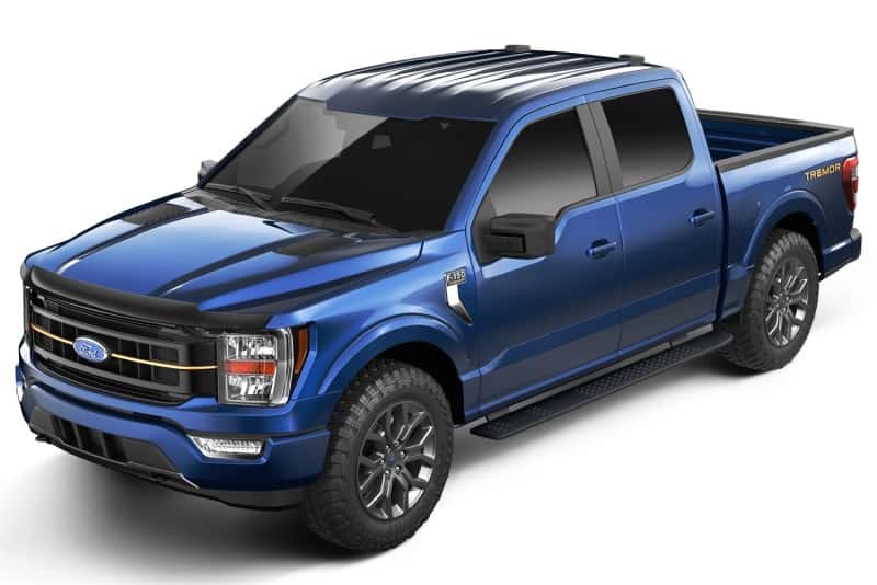 Husky Liners — Husky Liners 21-24 Ford F-150 Tremor/Platinum/King Ranch Aeroskin - Smoke
Hood Shields - view 3