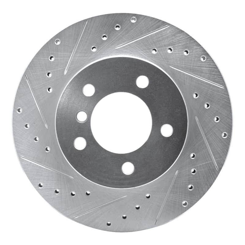 R1 Concepts — R1 99-08 BMW 325CI (USA/Canada) Front Left Drilled & Slotted Silver Brake Rotor
R1 Brake Rotor Drill - view 1