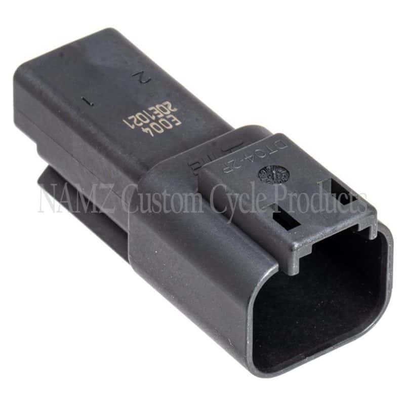 NAMZ — NAMZ Deutsch DT Series 2-Wire Receptacle & Wedgelock - Black (HD 72102-94BK) - view 1
