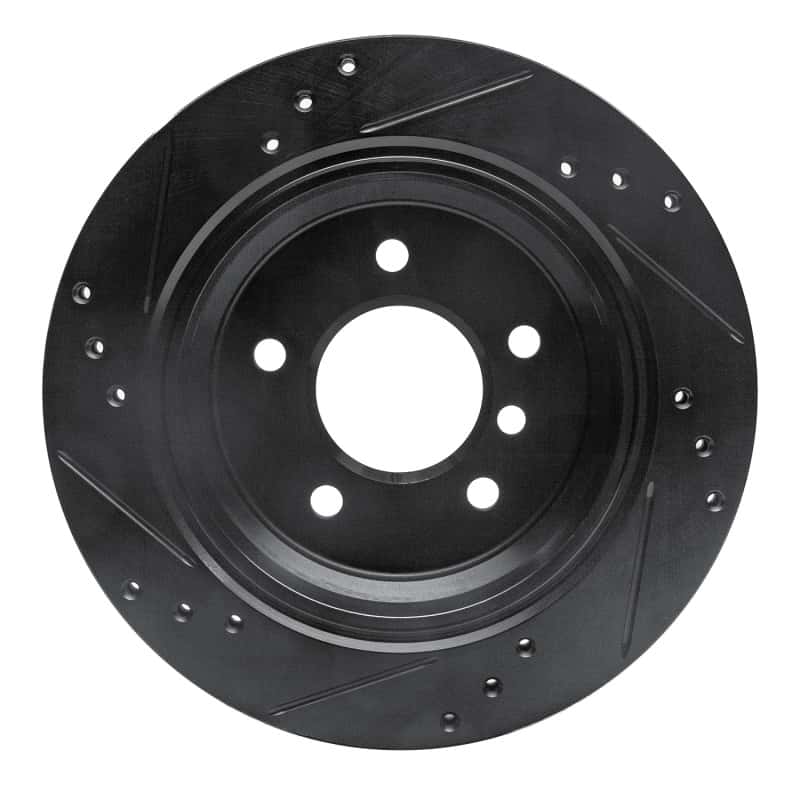 R1 Concepts — R1 96-03 BMW 540I Rear Right Drilled & Slotted Black Brake Rotor
R1 Brake Rotor Drill - view 5