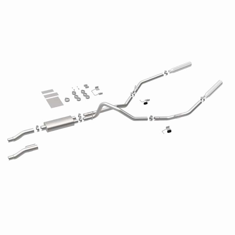 Magnaflow — MagnaFlow 11 Ford F-150 3.7L/5.0L/6.2L SS Catback Exhaust Dual Split Rear Exit w/ 3.5in SS Tips
Cat-Back - view 14