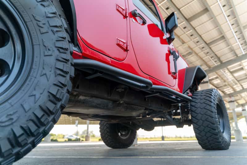 DV8 Offroad — DV8 Offroad 07-18 Jeep Wrangler JK (4 Door Only) OE Plus Side Steps
Jeep Side Steps - view 6