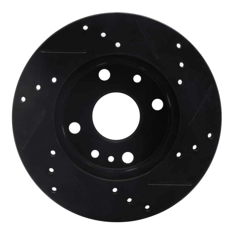 R1 Concepts — R1 94-97 Ford Aspire Front Left Drilled & Slotted Black Brake Rotor
R1 Brake Rotor Drill - view 5