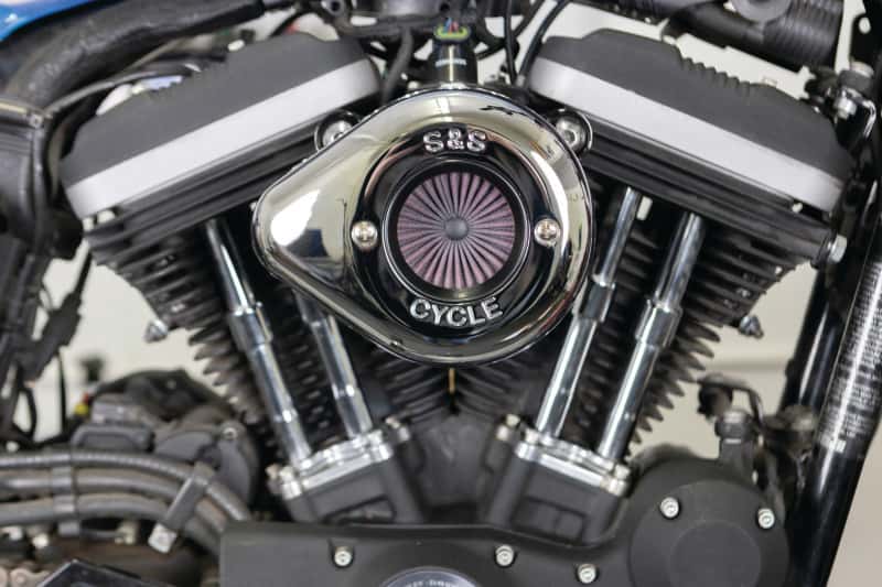 S&S Cycle — S&S Cycle 2007+ XL Models Stealth Air Stinger w/ Chrome Teardrop - view 3