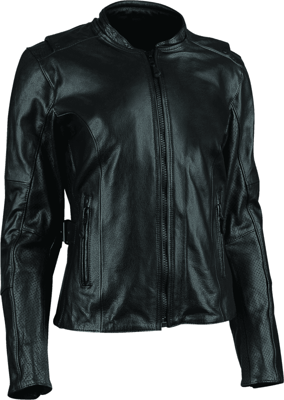 Speed and Strength — Speed and Strength Throttle Body Leather Jacket Black Womens - Small - view 1