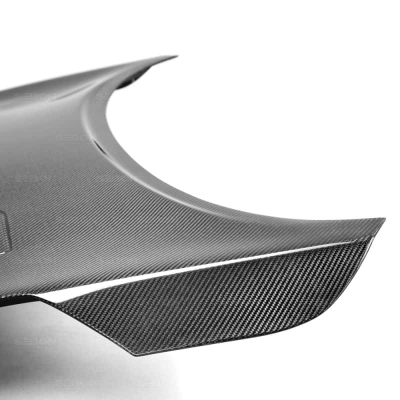 Seibon — Seibon 11-14 Nissan Juke GTR Style Carbon Fiber Hood - view 4