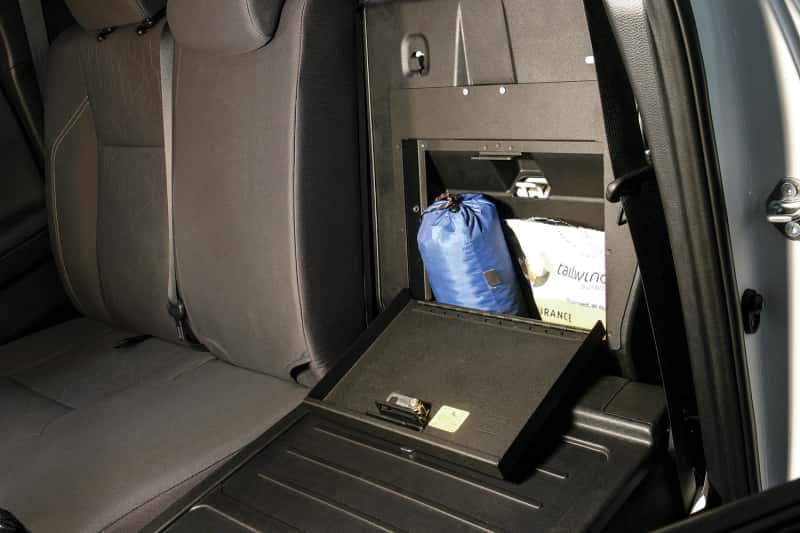Tuffy Products — Tuffy 05-23 Toyota Tacoma Behind Seat Cubby Cover W/ Combo Lock
Cubby Cover - view 12