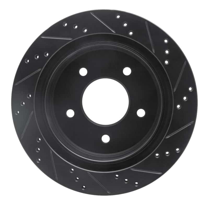 R1 Concepts — R1 04-06 Ford Econoline Rear Left Drilled & Slotted Black Brake Rotor
R1 Brake Rotor Drill - view 5