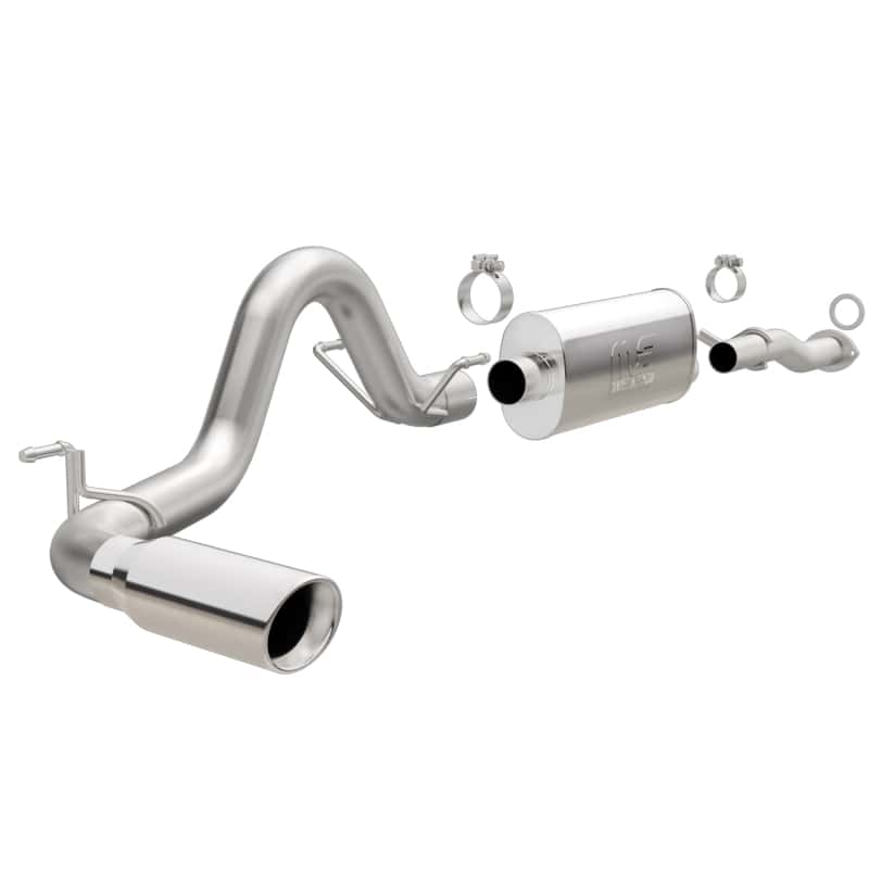 Magnaflow — MagnaFlow Cat-Back 2016 Toyota Tacoma 3.5L V6 SS 3in Single Pass Side Exit Rear 4in Tip
Cat-Back - view 1