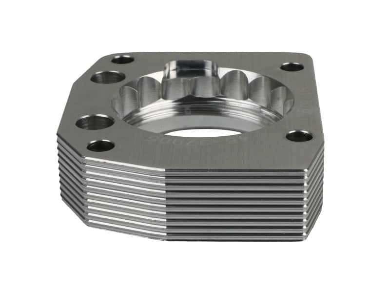 aFe — aFe 00-03 Honda S2000 L4 2.0L Silver Bullet Throttle Body Spacer - Silver
Throttle Body Spacer - view 2