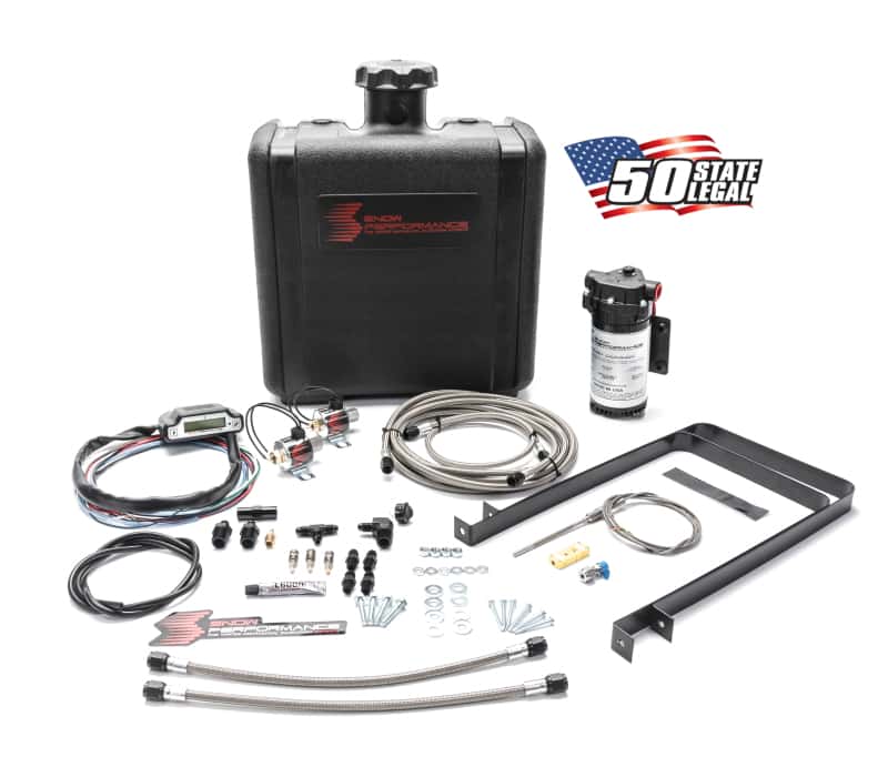Snow Performance — Snow Performance Stg 3 Boost Cooler Water Injection Kit TD Univ. (SS Braided Line and 4AN Fittings)
Water/Meth Inject Kt - view 1