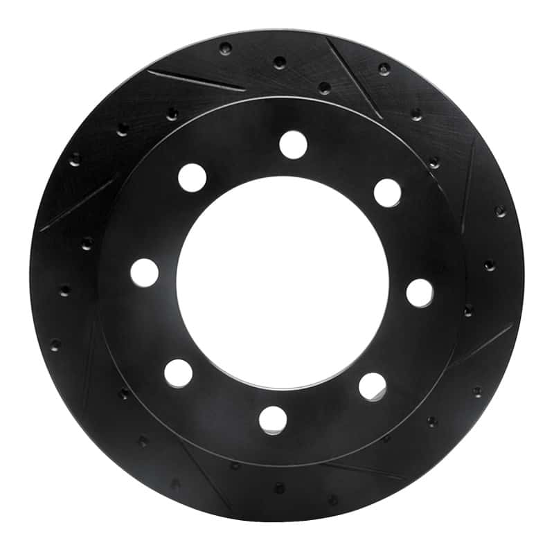 R1 Concepts — R1 99-07 Ford E-150 Econoline Rear Right Drilled & Slotted Black Brake Rotor
R1 Brake Rotor Drill - view 1