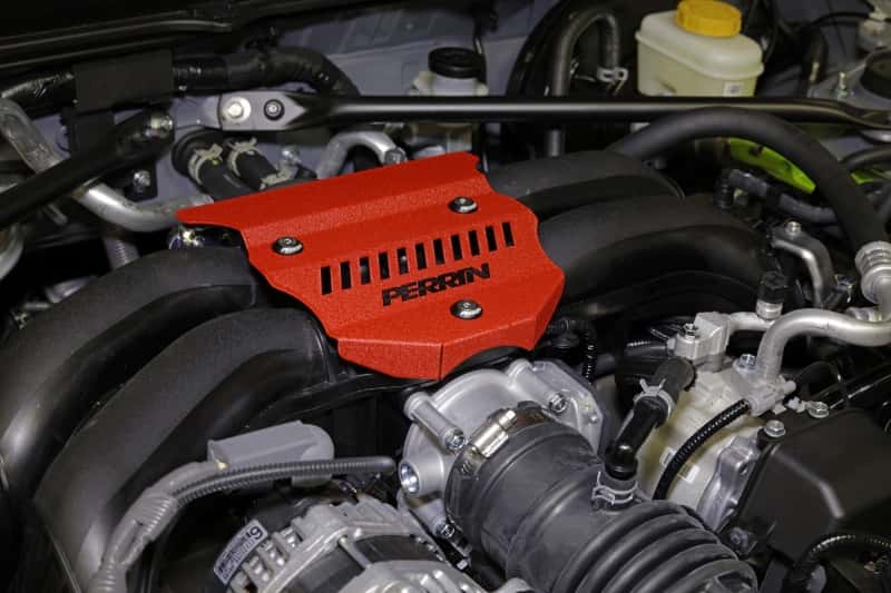 Perrin Performance — PERRIN 22-25 Subaru BRZ / Toyota GR86 Engine Cover - Red - view 3