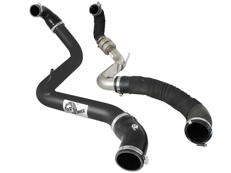 aFe — aFe Bladerunner 2.5in Intercooler Hot Side Tubes, 13-14 Ford Focus ST 2.0L (t) *Black*
Hot Charge Pipe - view 5