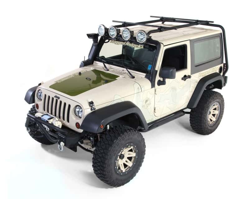 Rugged Ridge — Rugged Ridge 07-18 Jeep Wrangler 2-Door Sherpa Roof Rack Kit
OFFROAD_EXTERIOR
Roof Rack - view 1