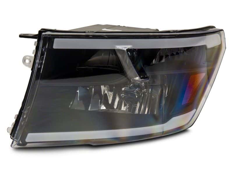 Raxiom — Raxiom 09-18 Dodge RAM 1500/2500/3500 Axial Series Headlights w/ LED Bar- Blk Housing (Clear Lens)
Headlights - view 5