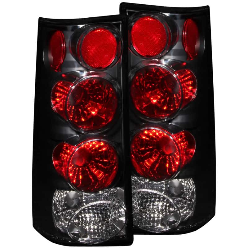 ANZO — ANZO 1996-2002 GMC Savana Taillights Black
TailLightSet - view 1