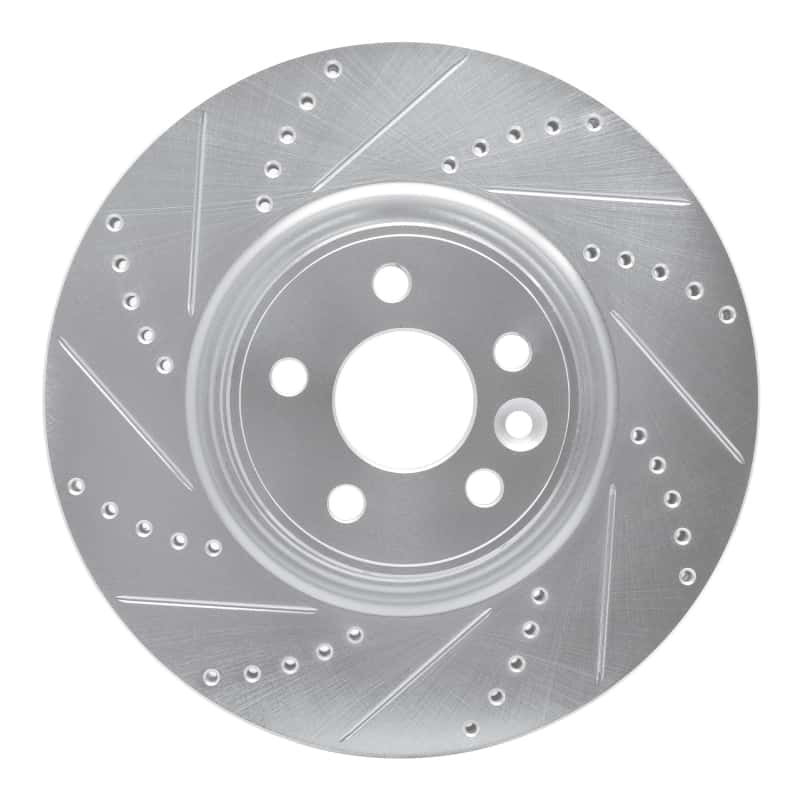 R1 Concepts — R1 07-16 Volvo S80 Front Left Drilled & Slotted Silver Brake Rotor
R1 Brake Rotor Drill - view 1