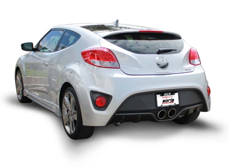 Borla — Borla 13-15 Hyundai Veloster Turbo 1.6L AT/MT FWD 2dr Dual Center Rear Exit Cat-Back Exhaust
Cat-Back System
ExhstSysKt - view 7