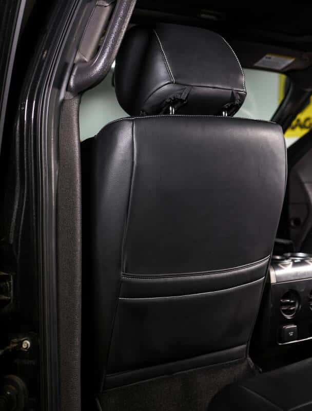 PRP Seats — PRP 12-14 Ford Raptor Front Seat Covers (Pair) - Black w Silver Stitch - view 3
