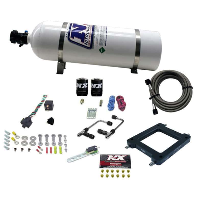 Nitrous Express — Nitrous Express Dominator Gemini Stage 6 Alcohol Nitrous Kit w/15lb Bottle
Injection System Kit
N2OSys - view 2