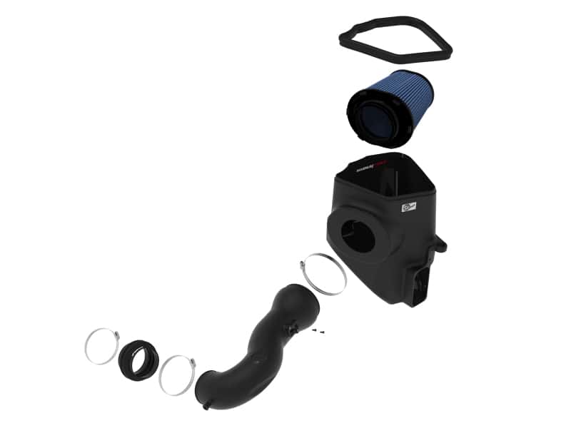 aFe — aFe Magnum FORCE Stage-2 Pro 5R Cold Air Intake 19-20 GM Silverado/Sierra 1500 V8-5.3L
Magnum FORCE Intake - view 2