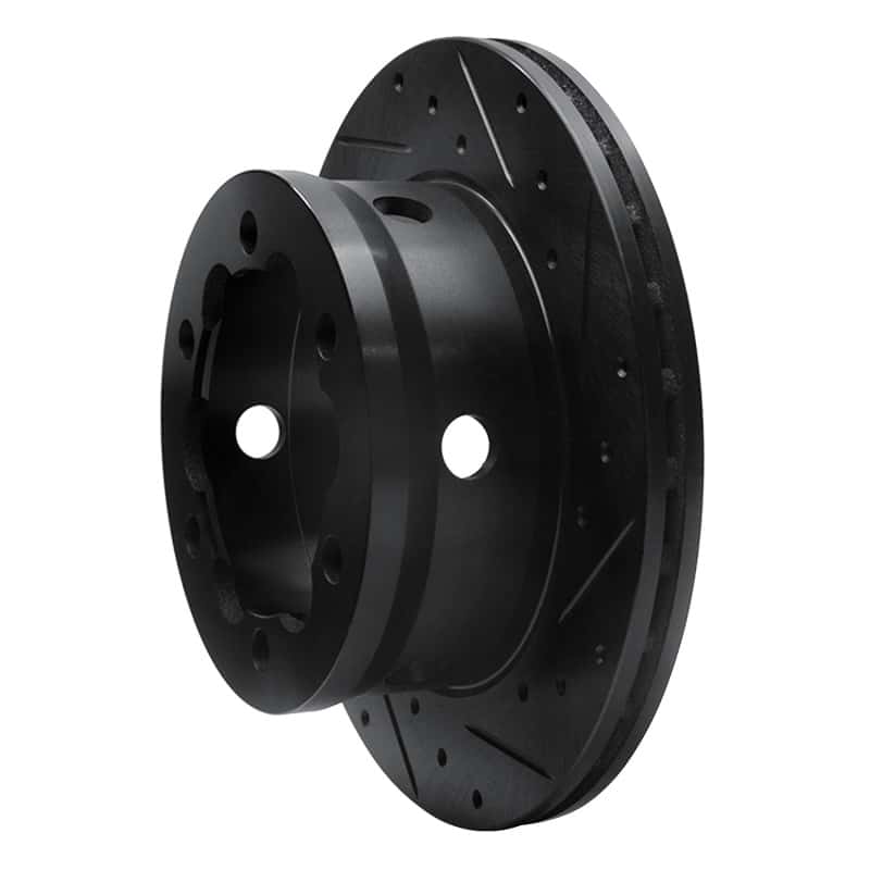 R1 Concepts — R1 02-06 Dodge Sprinter 3500 Rear Right Drilled & Slotted Black Brake Rotor
R1 Brake Rotor Drill - view 2