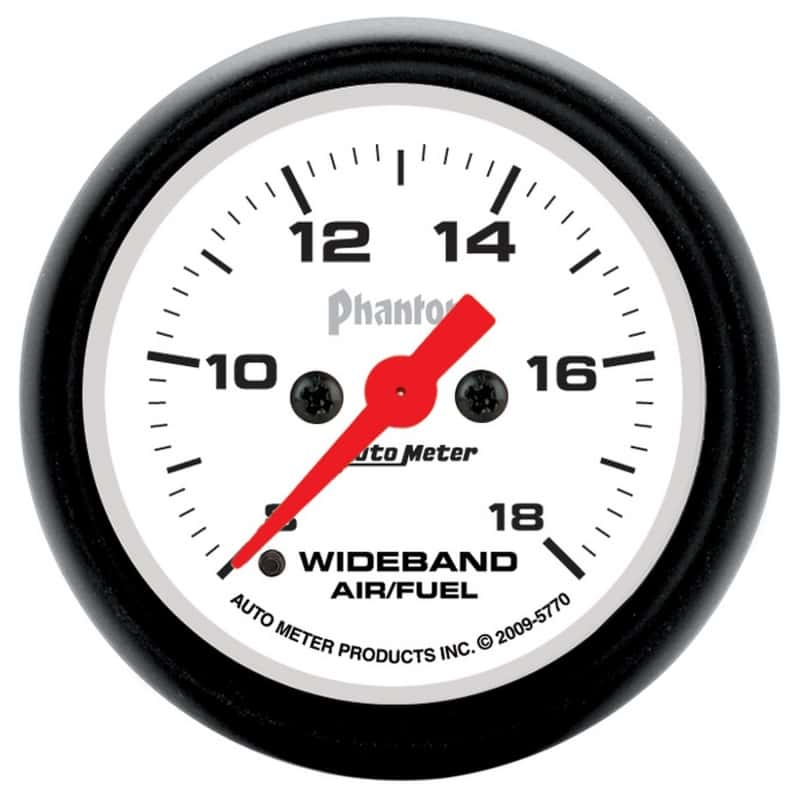 AutoMeter — Autometer Wideband 2 1/16 inch Full Sweep Electric Air/Fuel Ratio Analog
2-1/16" ANALOG WIDEB - view 1
