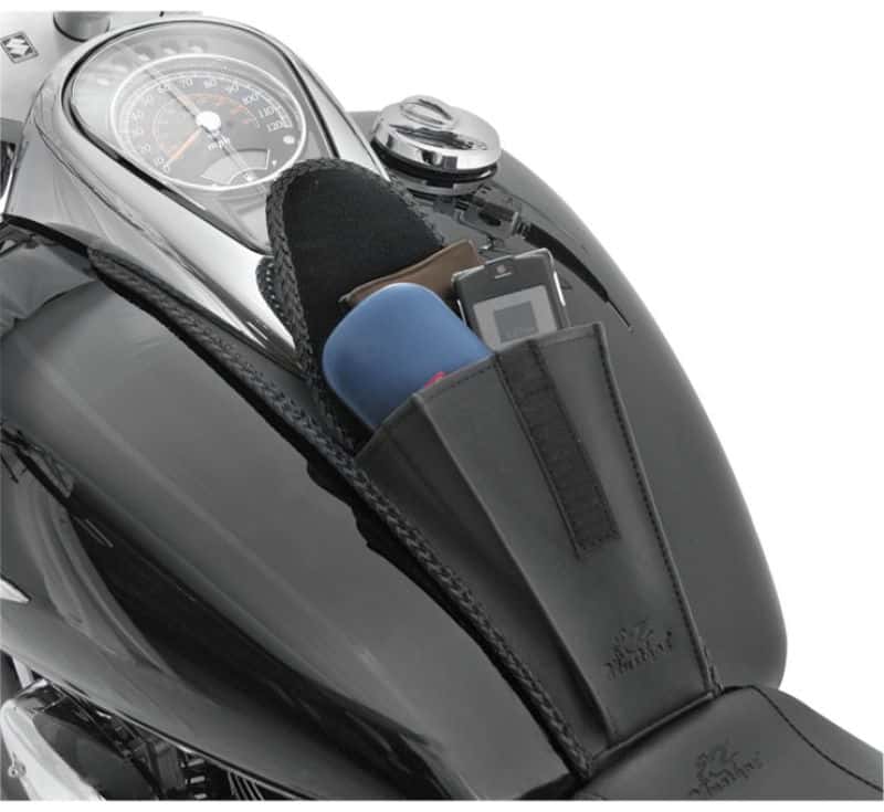 Mustang Motorcycle — Mustang 05-08 Suzuki VL800 Volusia, Boulevard C50 Tank Bib - Black - view 2