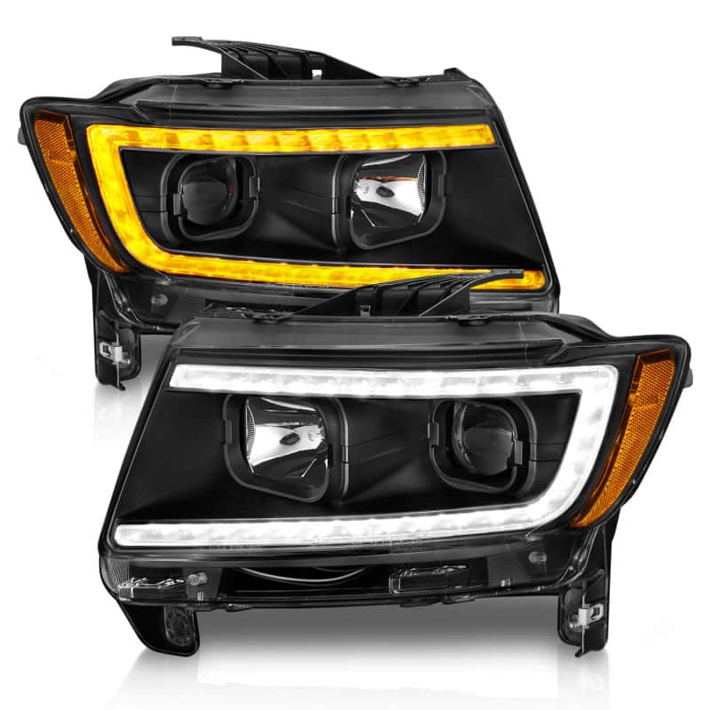 ANZO — ANZO 11-13 Jeep Grand Cherokee (Factory Halogen Only) Projector Headlights w/Light Bar Swtchbk Black
Head Light Set
HdLtSet - view 11